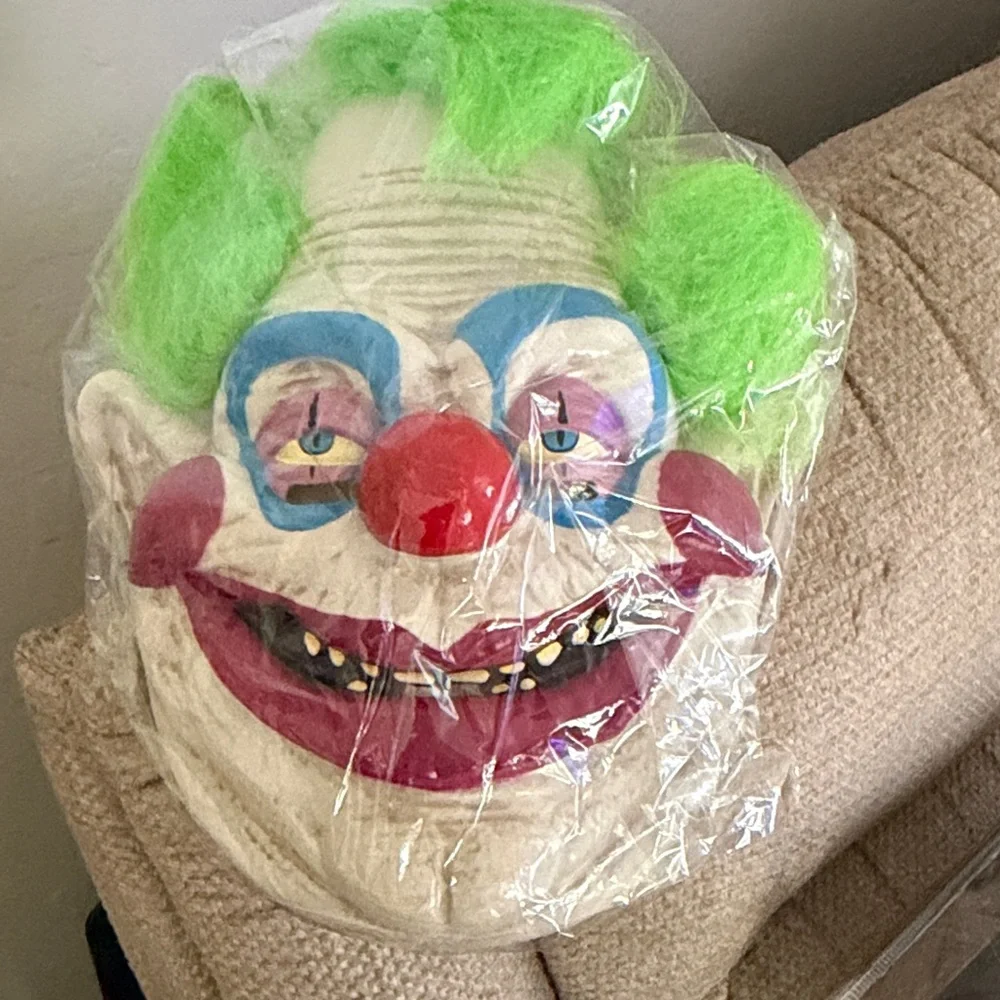 Spirit Purple Clown Jumbo Costume with Teal Accents - Picture 2 of 8